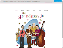 Tablet Screenshot of grandsonsjr.com